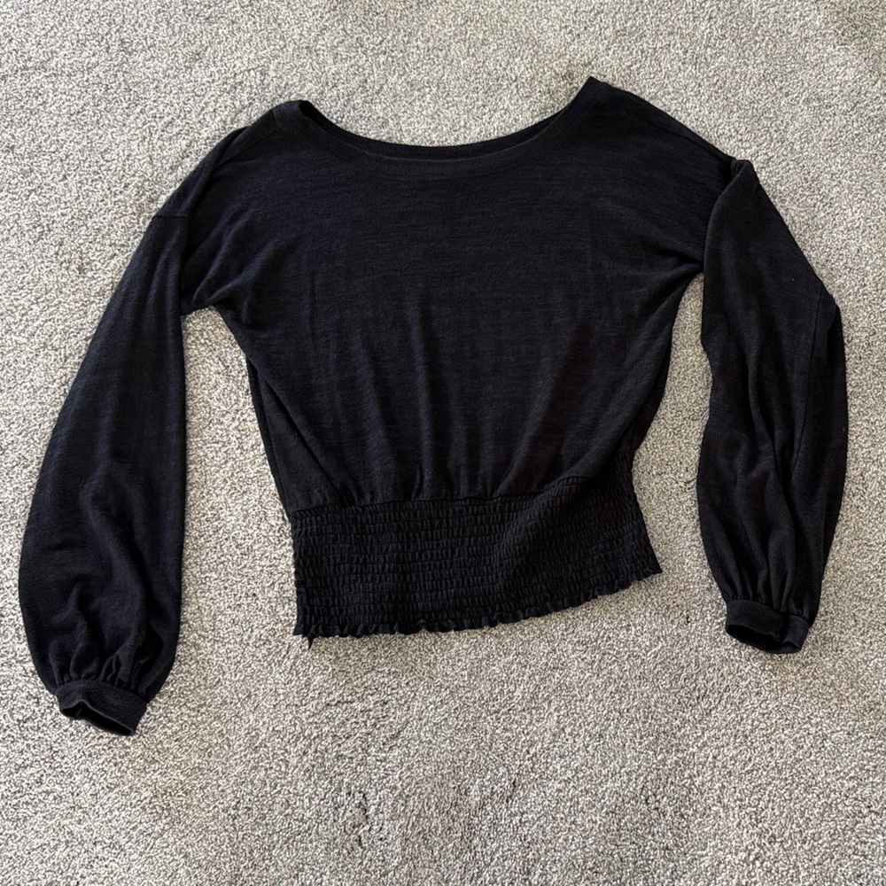 Abercrombie Black with Blue undertone Women's Top